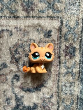 LPS Littlest Pet Shop Crouching Kitten Cat #649